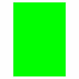 Karton A4 260 Gram 10 Ark Neongrøn Farvet skiltekarton på hvid kartonbase lakeret med neonfarver.