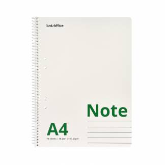 Kollegieblok A4 70 Ark 70 Gram Svensk Hulning Linjeret Linjeret college-notesbog i A4-størrelse med 70 ark og 70 grams papir. Blokkene er FSC-mærkede, spiralindbundne, mikroperforerede og med svensk hulning.