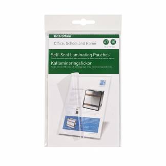 Selvlamineringslommer A7 10stk Med selvlamineringslommer kan man laminere helt uden brug af en maskine.