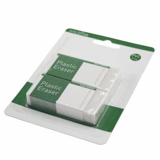 Viskelæder 60x26x10mm Hvid 2 Pakke Viskelæder (60x26x10mm) i 2 pakker på blisterkort. PVC fri til allround formål. Euro-hul på blisterkortet for nem ophængning i butikken.