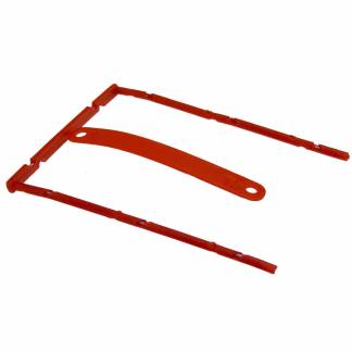 B-Binder 70mm 100st Rød Produktet er produceret metal belagt med plast hvilket gør produktet enkelt at bruge og meget holdbartJusterbar i dubdenIndeksfaner medfølger