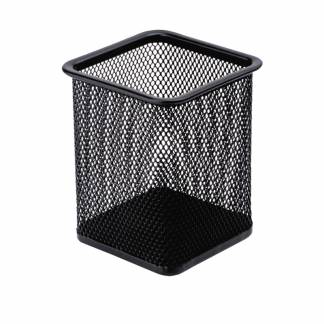Penneholder Firkantet Sort MESH Penneholder, firkantet, Sort. MESH serien er skrivebordstilbehør i flettet metaltråd...