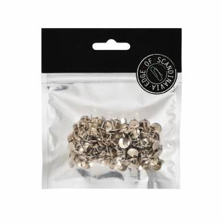 Edge of Scandinavia Flade Tegnestifte 100stk Sølv Edge of Scandinavia tilbyder basen i små kontorartikler i den helt rigtige mængde - alt sammen pakket i en stilfuld genlukkelig emballage.