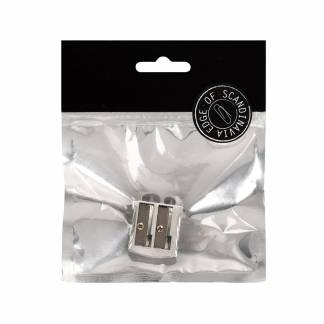 Edge of Scandinavia Blyantspidser Dobbelt Sølv Edge of Scandinavia blyantspidser dobbelt i stilfuld og minimalistisk genlukkelig emballage.