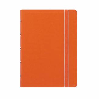 Filofax Notesbog Pocket Linjeret Orange Dobbeltspiral.Flytbar indeksfaner en med lomme.Flytbar sidemarkør / linial. Kompatibel med alle A5- og A4 Filofax notesbøger.Multifunktionelle refiler og andet tilbehør kan tilkøbes.