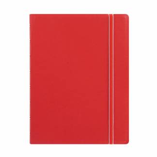 Filofax Notesbog A5 Linjerad Röd 56 linjerade blad100 g cremefärgat papper4-flikar index varav en med fickalinjal/markör