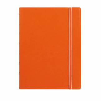 Filofax Notesbog A5 Linjerad Orange 56 linjerade blad100 g cremefärgat papper4-flikar index varav en med fickalinjal/markör