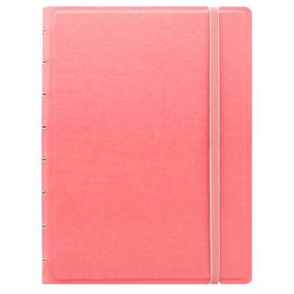 Filofax Notesbog Classic Pastels A5 Linjeret Lyserød 56 linjerade blad100 g cremefärgat papper4-flikar index varav en med fickalinjal/markör
