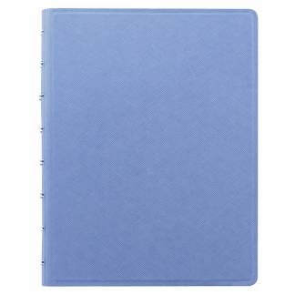 Filofax Notisbog Saffiano A5 Linjeret Vista Blue Dobbeltspiral.Flytbar indeksfaner en med lomme.Flytbar sidemarkør / linial. Kompatibel med alle A5- og A4 Filofax notesbøger.Multifunktionelle refiler og andet tilbehør kan tilkøbes.