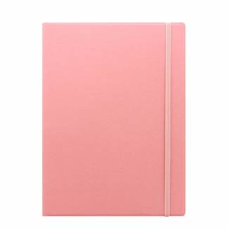 Filofax Notesbog Classic Pastels A4 Linjeret Lyserød Dobbeltspiral.Flytbar indeksfaner en med lomme.Flytbar sidemarkør / linial. Kompatibel med alle A5- og A4 Filofax notesbøger.Multifunktionelle refiler og andet tilbehør kan tilkøbes.