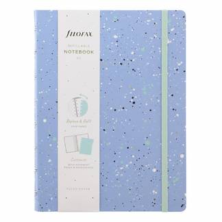 Filofax Notesbog Expressions A5 Linjeret Sky Dobbeltspiral.Flytbar indeksfaner en med lomme.Flytbar sidemarkør / linial. Kompatibel med alle A5- og A4 Filofax notesbøger.Multifunktionelle refiler og andet tilbehør kan tilkøbes.