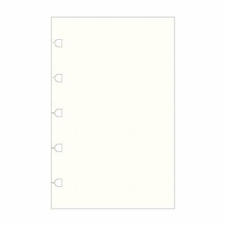 Filofax Notesbog Refill Pocket Ulinjeret Ulinjerede Hvide Noteark før Pocket Notesbog. Indeholder 32 ark.