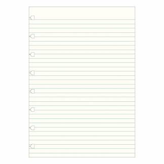 Filofax Notesbog Refill A5 Linjeret Linjeret Hvide Noteark før A5 Notesbog. Indeholder.32 ark..