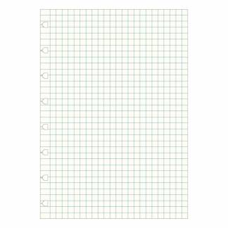 Filofax Notesbog Refill A5 Kvadreret Kvadreret Hvide Noteark før A5 Notesbog. Indeholder 32 ark.