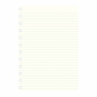Filofax Notesbog Refill A4 Linjeret Kompatibel med A5 NotebookHøjde: 297 mmBredde: 210 mm