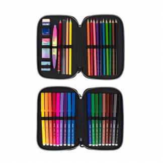 MILAN Fyldt Penalhus Dobbel Sunset Pink Penalhus fra MILAN med to lag i den utrolig populære Sunset serie. Alt indhold er kvalitetsprodukter fra MILANs brede sortiment.