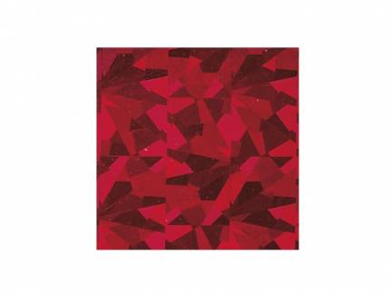 Folie 40 x 100 cm Selvklæbende Holografisk Rød Selvklæbende hobbyfolie med en fantastisk holografisk glitter- og glimmereffekt.