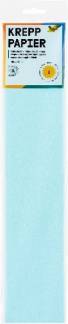 Crepepapir 50 x 250 Lyseblå 10 Ark Crepepapir - pakke med 10 individuelt indpakkede ark, hvert ark ca. 50 x 250 cm.