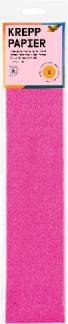 Crepepapir 50 x 250 Lyserød 10 Ark Crepepapir - pakke med 10 individuelt indpakkede ark, hvert ark ca. 50 x 250 cm.