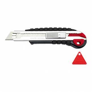 NT Cutter Brydekniv Ad-2P L-2500GRP Kniv med skifteblad, der kan rumme op til 6 blade. Slidstærk og let aluminiumsstøbning med elastomergreb.