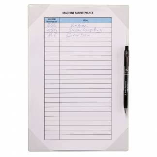 Kang Åben Flytbar Dokumentlomme A4 2 Pack Flytbar og åben dokumentlomme, hvor dokumentet holdes på plads i hjørnerne.