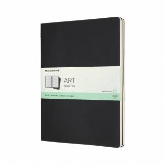 Cahier Music Art Sort XL Hver side i Music Cahier er klar til  at forvandle melodien i dit hoved til noter på siden - samt notere eventuelle ideer, inspiration eller musikalske referencer undervejs.