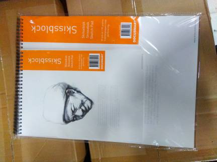 Mixpakke Skitseblok A3 & A4 Mixpakke med skitseblok A3 30 ark 135gr og skitseblok A4 40 ark 135gr.