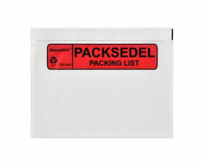 F&oslash;lgeseddellomme C5 Med Tryk 1000st F&oslash;lgeseddellomme Standard C5 med tryk p&aring; svensk og engelsk (PE). Milj&oslash;m&aelig;rkning. M&aring;l 230x157,5mm.