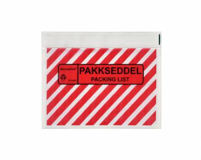 F&oslash;lgeseddellomme C6 Med Tryk 1000st F&oslash;lgeseddellomme Standard C6 Zebra med tryk p&aring; norsk og engelsk (PE). Milj&oslash;m&aelig;rkning. M&aring;l 165x122mm.