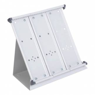 Bordfod med Holder A5x30 Grå Byg dit eget displaysystem med dette tomme bordmodul med plads til 30 A5-lommer.