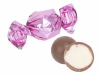 Pink chokolade balls, m/ Jordb&aelig;r 1000 g.