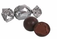 Gr&aring; chokolade balls, m/ Tiramisu, 1000 g.