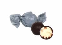 Lysbl&aring;/petrol mat chokolade balls, m/ Saltkaramel, 1000 g.