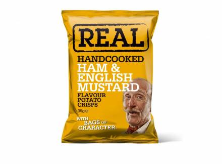 Real Chips - 35 gr. Ham & English Mustard