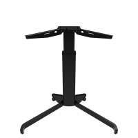 Hæve-/sænkestel | Bredde 117 cm | Sort 