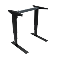 Hæve-/sænkestel | Bredde 072 cm | Sort 