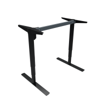 Hæve-/sænkestel | Bredde 092 cm | Sort 