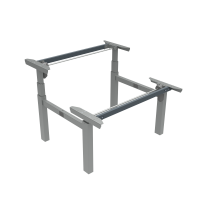 Hæve-/sænkestel | Bredde 112 cm | Sølv