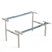 Hæve-/sænkestel | Bredde 172 cm | Hvid