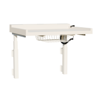 Ergonomisk vægmonteret puslebord