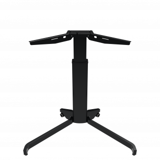 Hæve-/sænkestel | Bredde 117 cm | Sort 