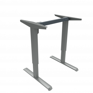 Hæve-/sænkestel | Bredde 072 cm | Sølv