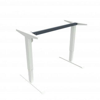 Hæve-/sænkestel | Bredde 112 cm | Hvid