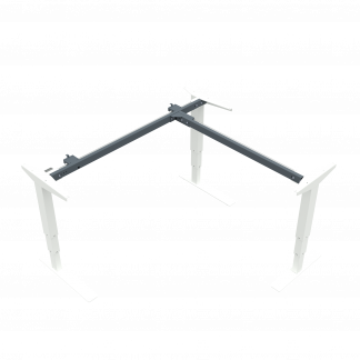Hæve-/sænkestel | Bredde 142 cm | Hvid