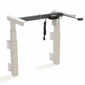 Hæve-/sænkestel | Bredde 072 cm | Hvid