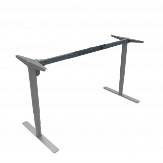 Hæve-/sænkestel | Bredde 152 cm | Sølv