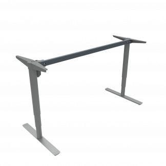 Hæve-/sænkestel | Bredde 152 cm | Sølv