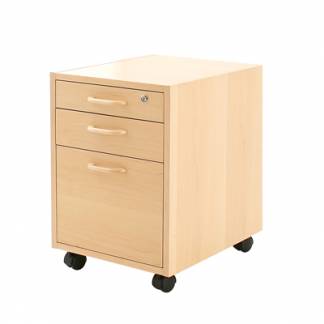 Kassette, 3 Skuffer, Ahorn-Finer