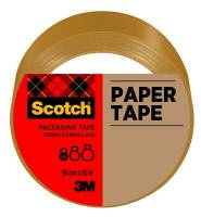 Papirtape Scotch, Brun, 50 mm x 50 m, 1 rulle/pakke