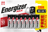 Energizer MAX AA/E91 (8+4 pack)
